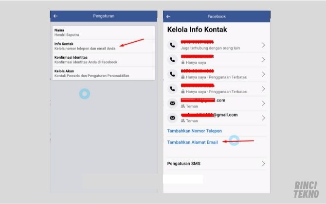 Cara Merubah Email Facebook Lewat Aplikasi